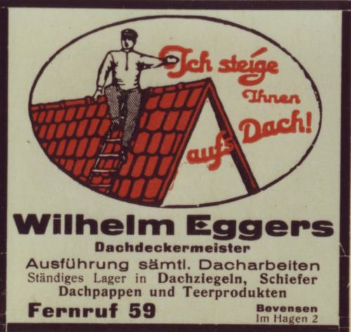 Werbung Wilhelm Eggers